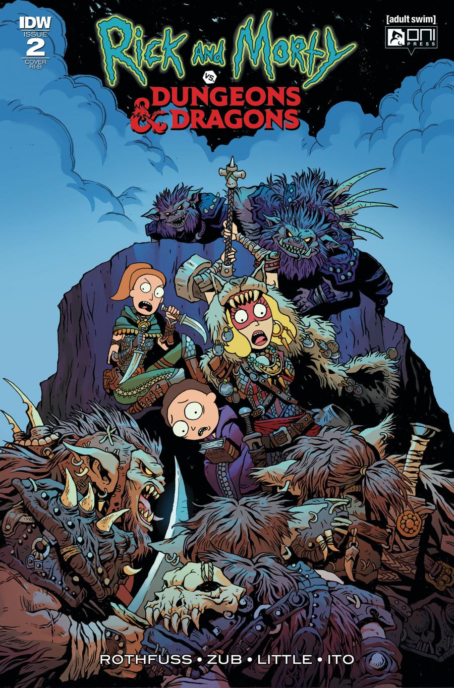 Rick And Morty vs Dungeons & Dragons #2 Cover D Incentive Tess Fowler Variant Cover