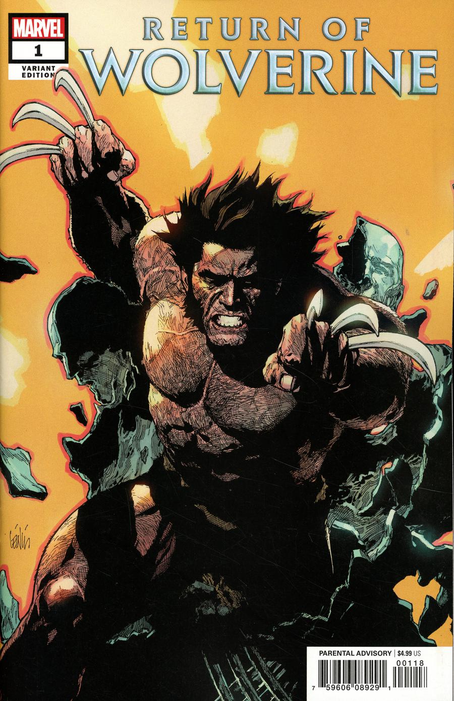 Return Of Wolverine #1 Cover L Incentive Leinil Francis Yu Variant Cover