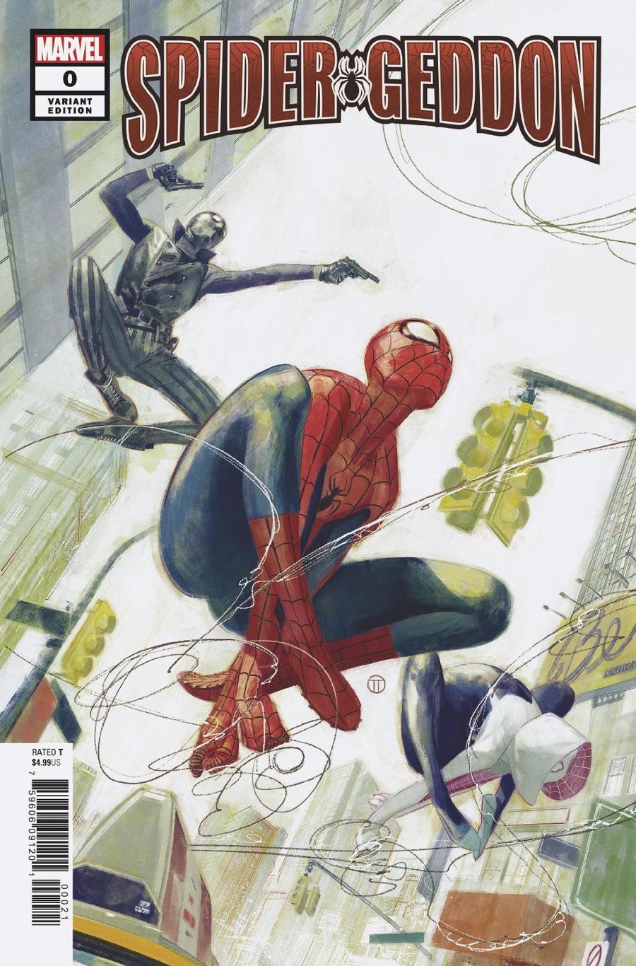 Spider-Geddon #0 Cover E Incentive Julian Totino Tedesco Variant Cover