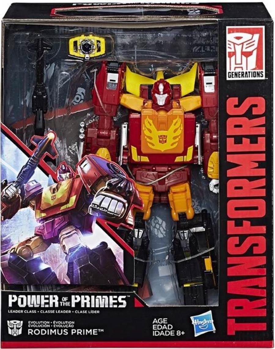 Transformers Power Of The Primes Leader Series Rodimus Prime Action Figure