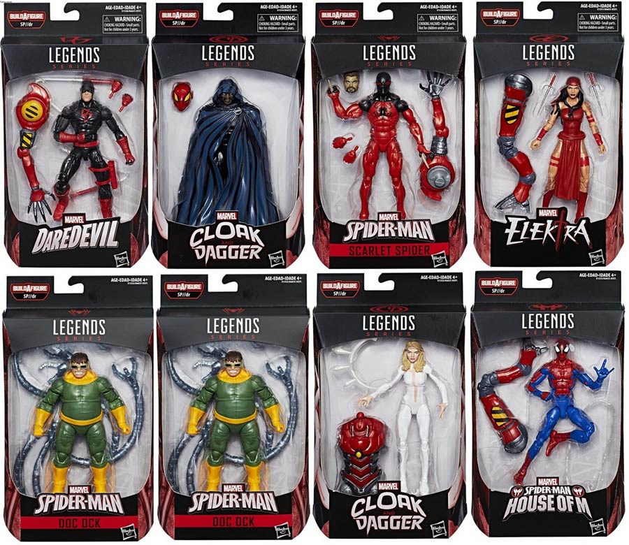 Spider-Man Infinite Legends 6-Inch Action Figure Wave 2 Assortment Case of 8 Figures