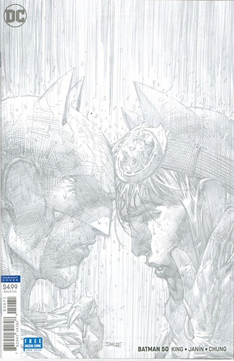 Batman Vol 3 #50 Cover E Incentive Jim Lee Pencils Cover