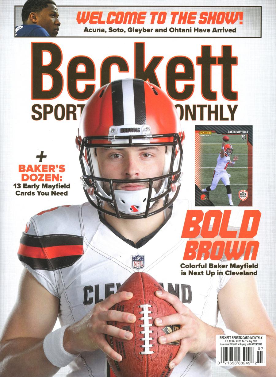 Beckett Sports Card Monthly #400 Vol 35 #7 July 2018
