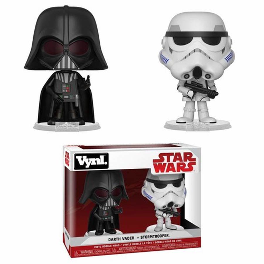 Vynl. Star Wars Empire Strikes Back Darth Vader & Stormtrooper 2-Pack Vinyl Figure