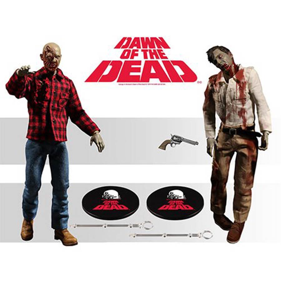 One 12 Collective Dawn Of The Dead Action Figure Boxed Set Midtown Comics