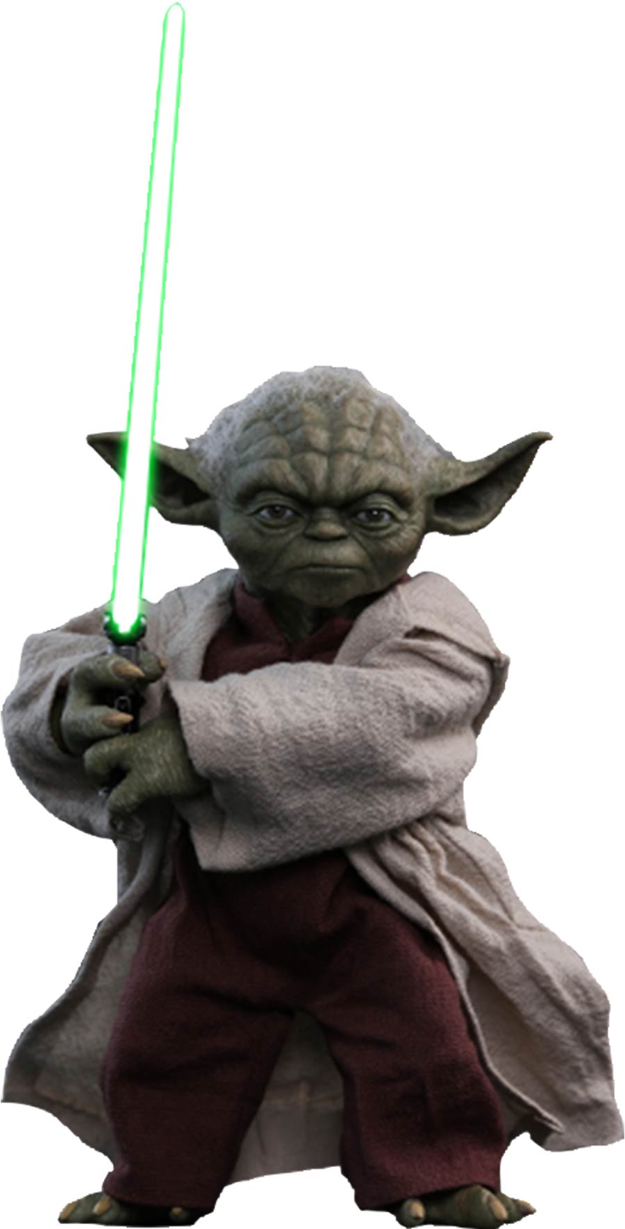 Yoda Star Wars Episode II Attack Of The Clones Movie Masterpiece Series Sixth Scale Figure