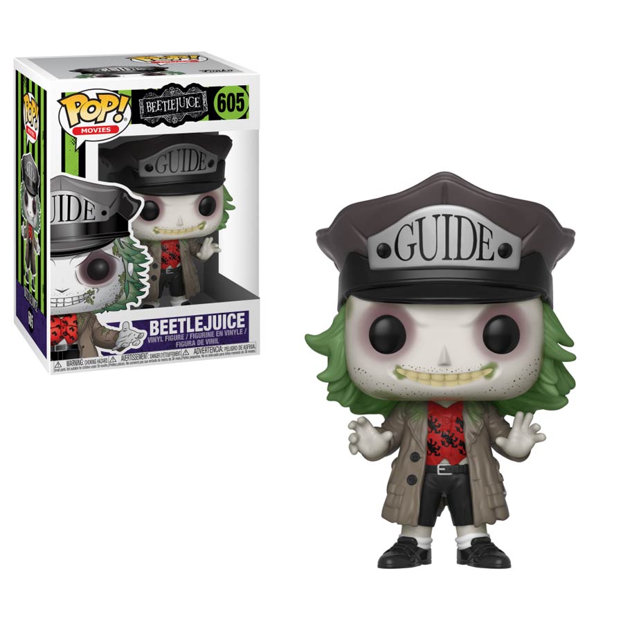 POP Movies 605 Beetlejuice With Hat Vinyl Figure