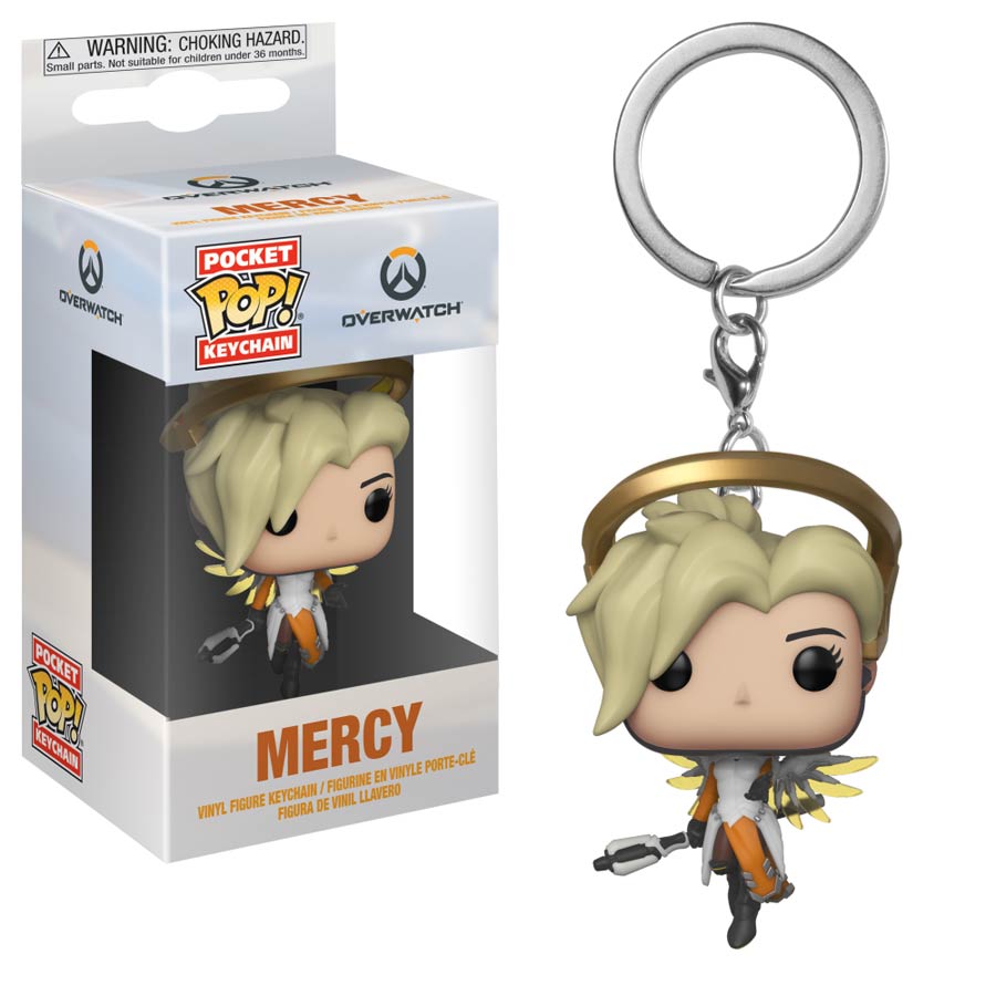 POP Overwatch Mercy Vinyl Pocket Keychain