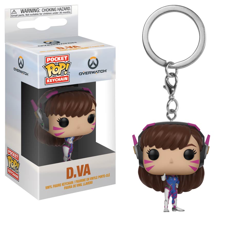 POP Overwatch D.Va Vinyl Pocket Keychain