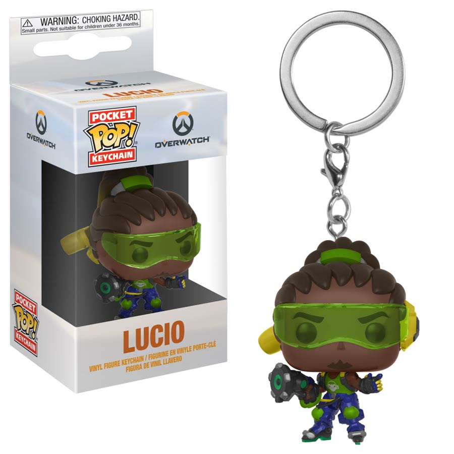 POP Overwatch Lucio Vinyl Pocket Keychain