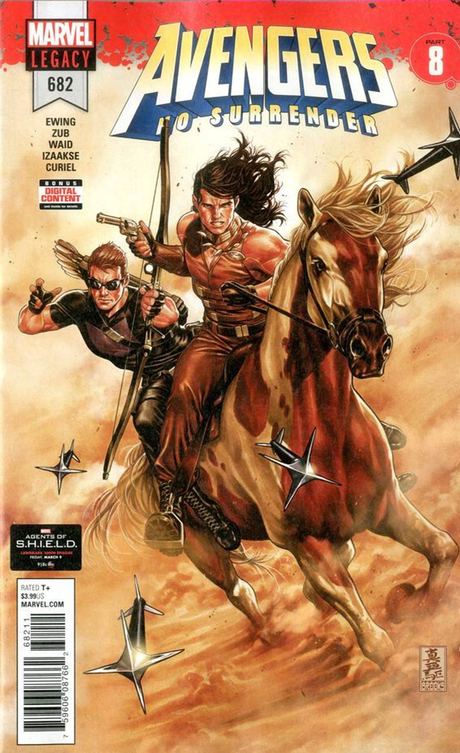 Avengers Vol 6 #682 Cover D Modern Hawkeye Secret Chase Variant Cover (No Surrender Part 8)(Marvel Legacy Tie-In)