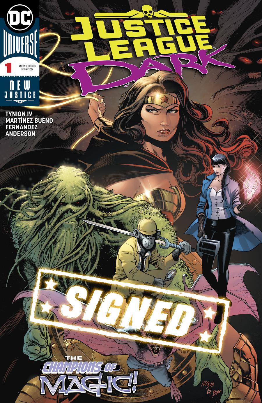 Justice League Dark Vol 2 #1 Cover D Regular Alvaro Martinez Bueno & Raul Fernandez Cover Signed By James Tynion IV