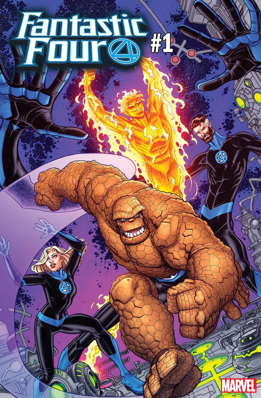 Fantastic Four Vol 6 #1 Cover J Variant Nick Bradshaw Cover