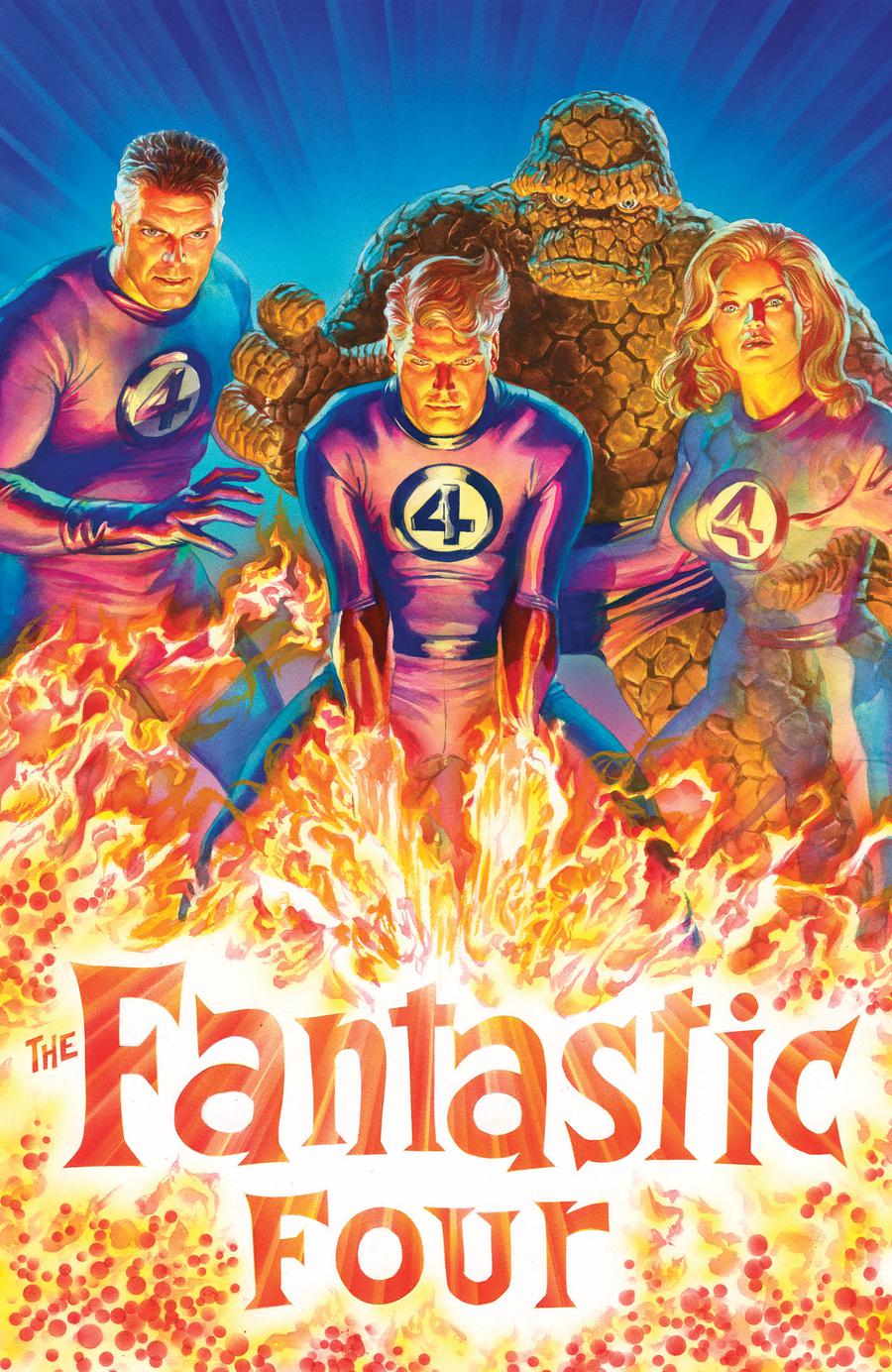 Fantastic Four Vol 6 #1 Cover X Incentive Alex Ross Virgin Cover