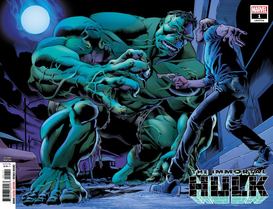 Immortal Hulk #1 Cover H 2nd Ptg Variant James Bennet Cover