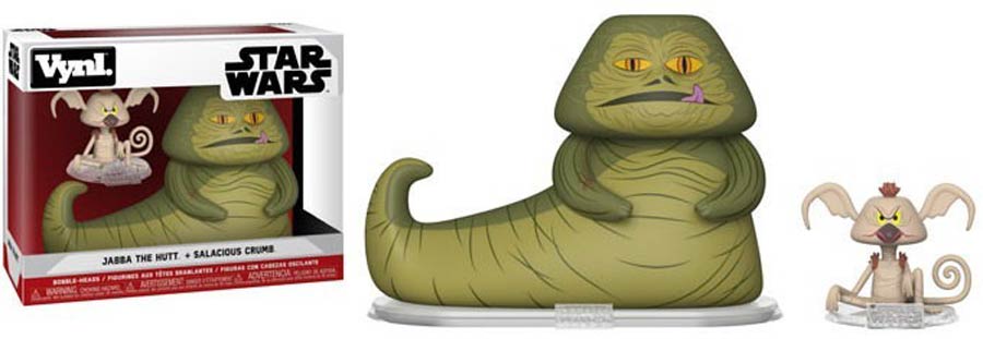 Vynl. Star Wars Jabba The Hutt & Salacious Crumb 2-Pack Vinyl Figure