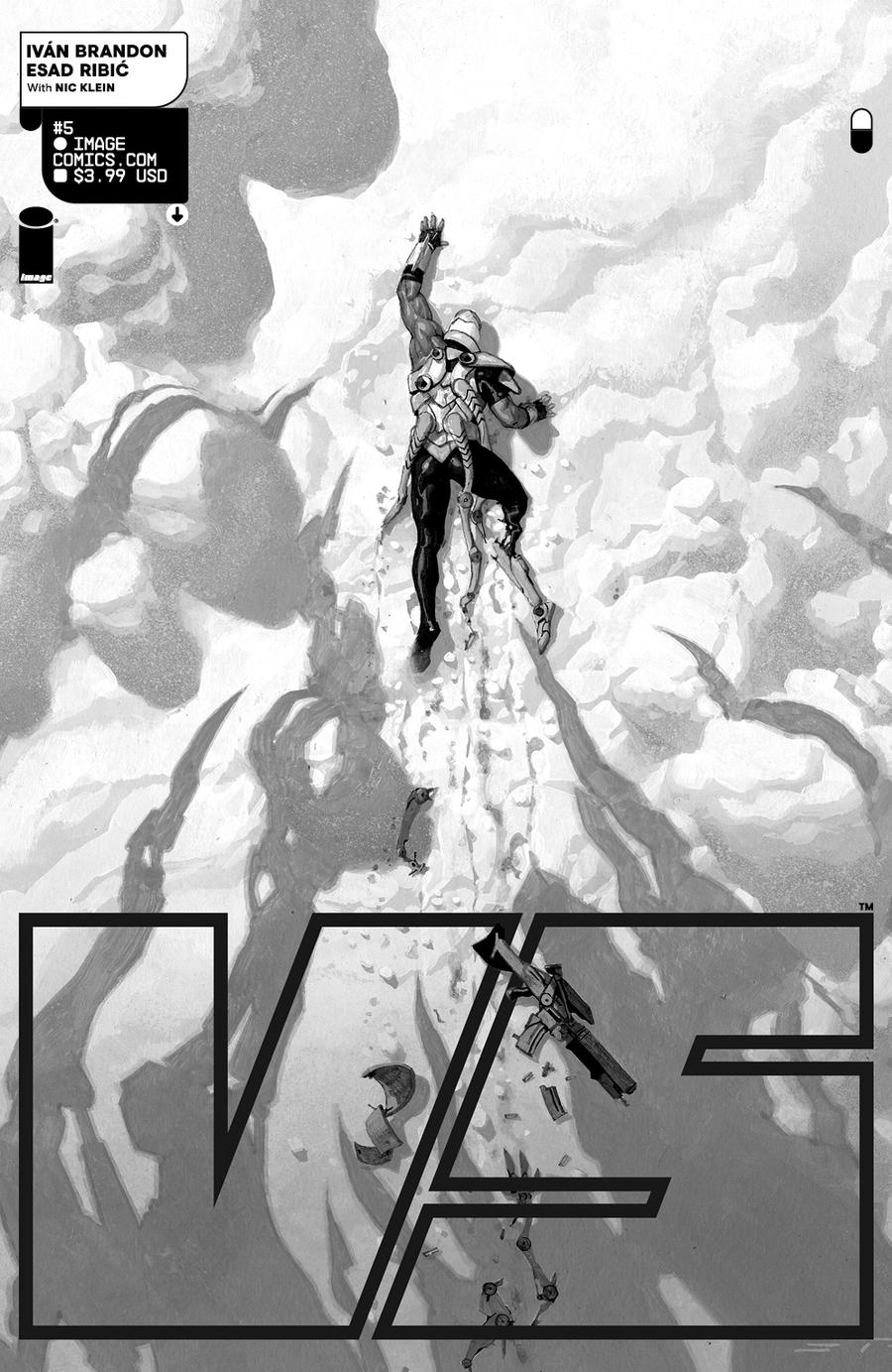 VS #5 Cover C Variant Esad Ribic Black & White Cover