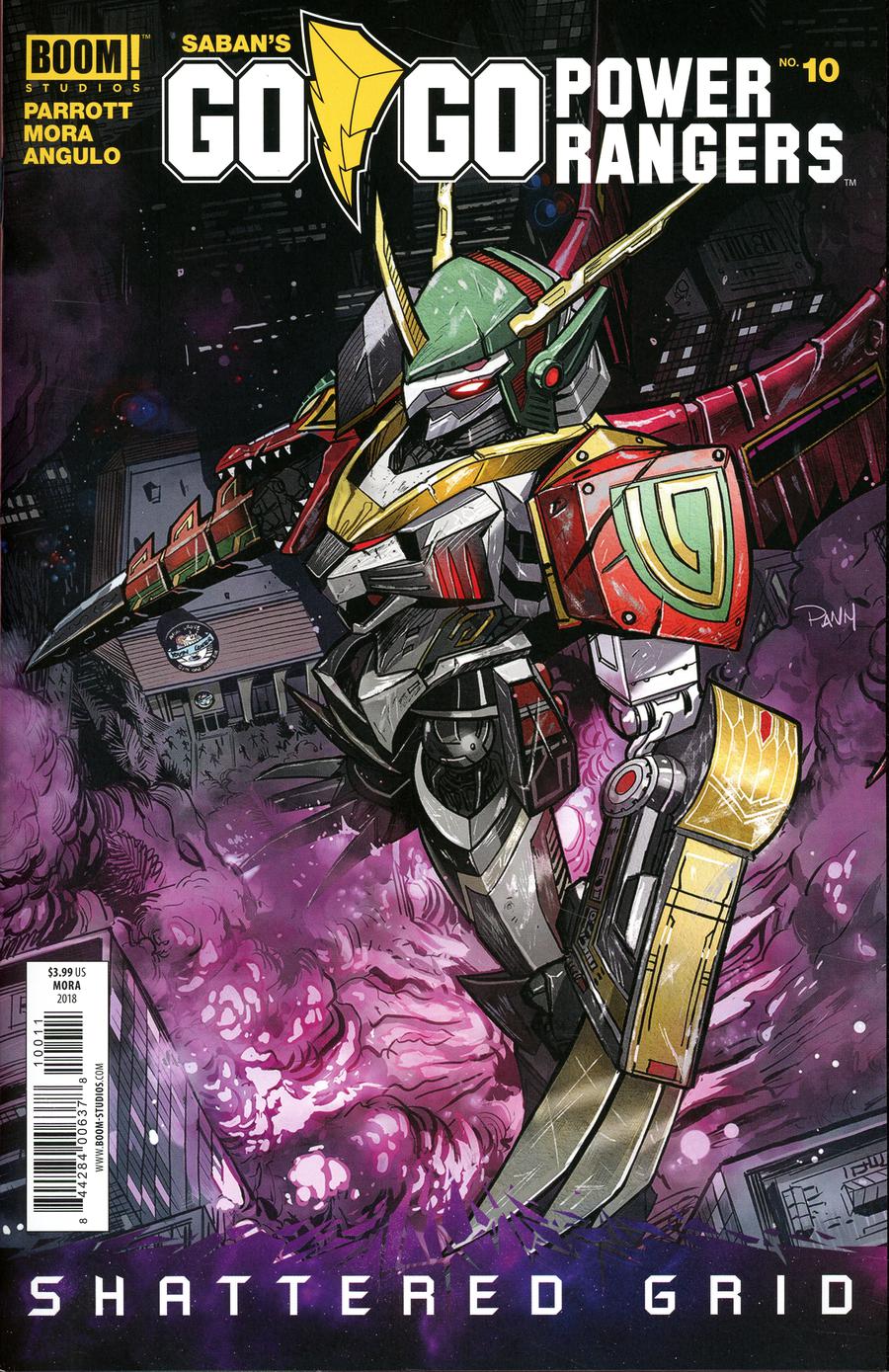 Sabans Go Go Power Rangers #10 Cover A Regular Dan Mora Cover (Shattered Grid Part 4)