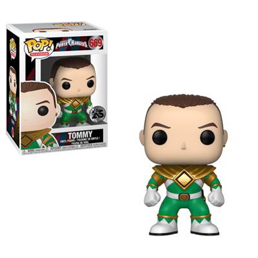 POP Television 669 Power Rangers Tommy Green Ranger No Helmet Vinyl Figure