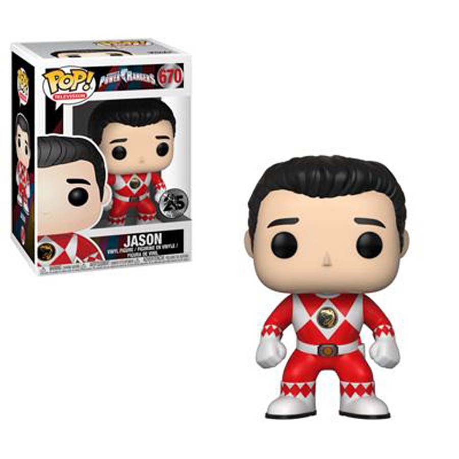 POP Television 670 Power Rangers Jason Red Ranger No Helmet Vinyl Figure