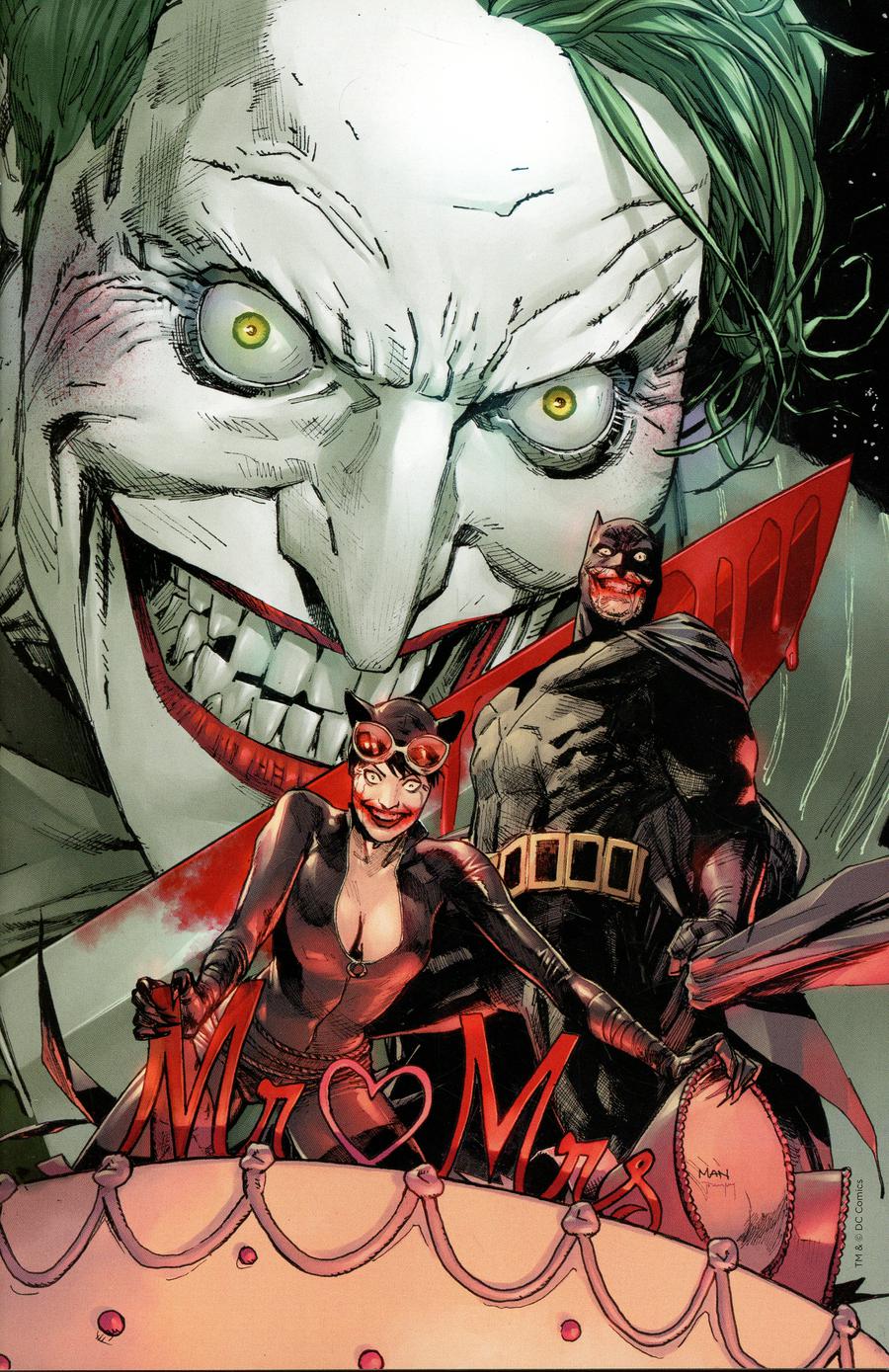 Batman Vol 3 #50 Cover U Comic Sketch Art Exclusive Clay Mann Bloody Joker Virgin Variant Cover