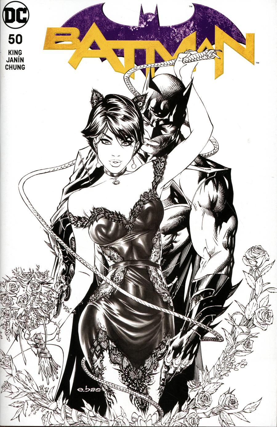 Batman Vol 3 #50 Cover Z-B Limited Edition Comics EBas Sketch Variant Cover