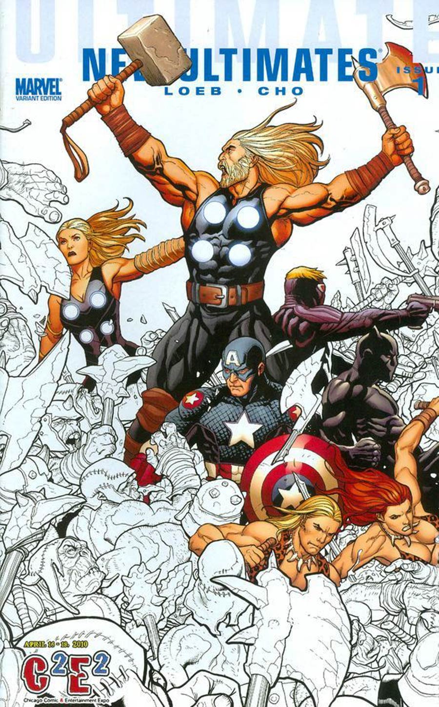 Ultimate Comics New Ultimates #1 Cover D C2E2 Exclusive Variant Cover