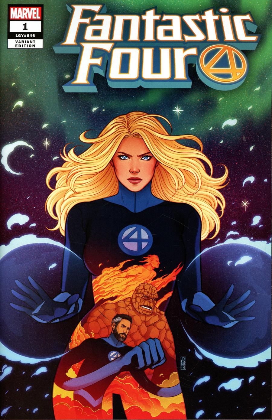 Fantastic Four Vol 6 #1 Cover S ComicsPro Exclusive Jen Bartel Variant Cover