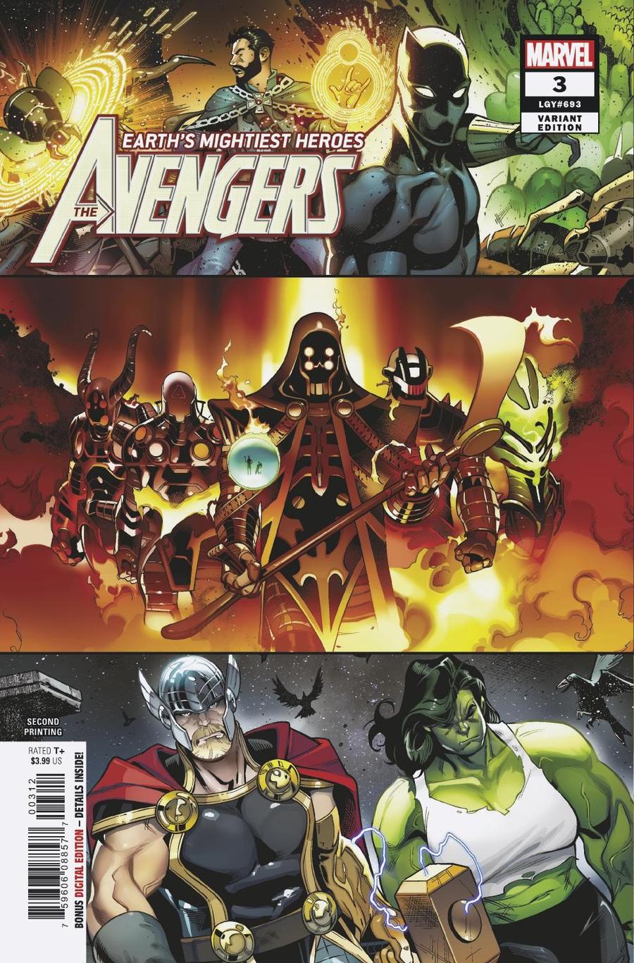 Avengers Vol 7 #3 Cover C 2nd Ptg Variant Paco Medina Cover