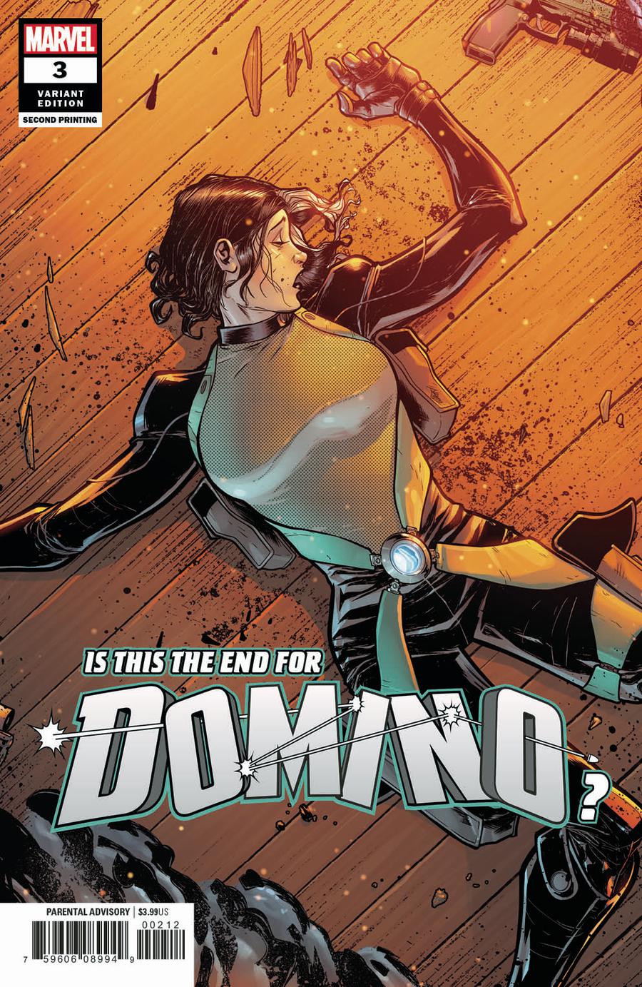 Domino Vol 3 #3 Cover B 2nd Ptg Variant David Baldeon Cover