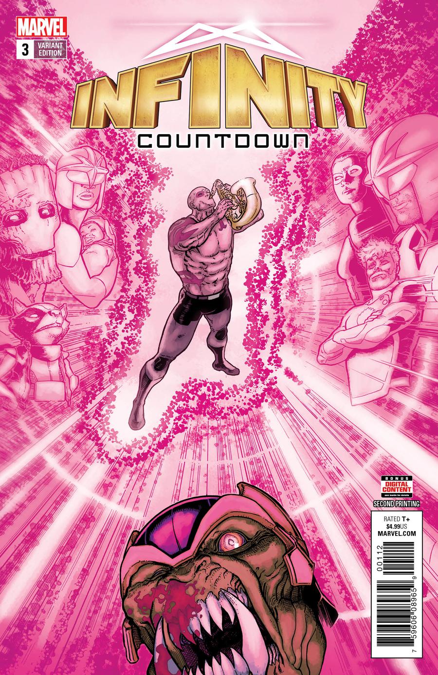 Infinity Countdown #3 Cover E 2nd Ptg Variant Aaron Kuder Cover