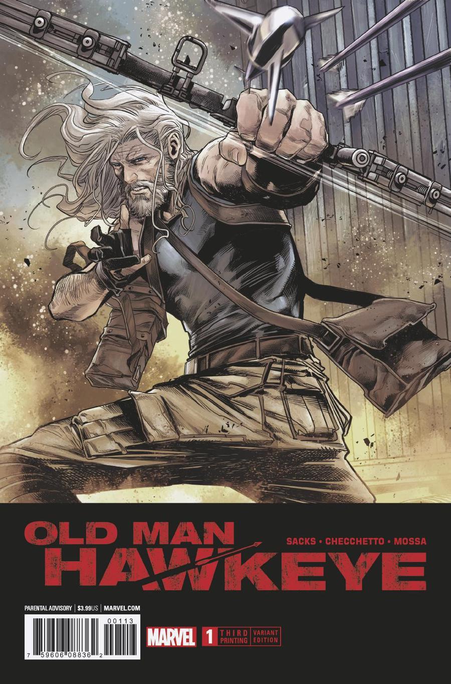 Old Man Hawkeye #1 Cover J 3rd Ptg Variant Marco Checchetto Cover