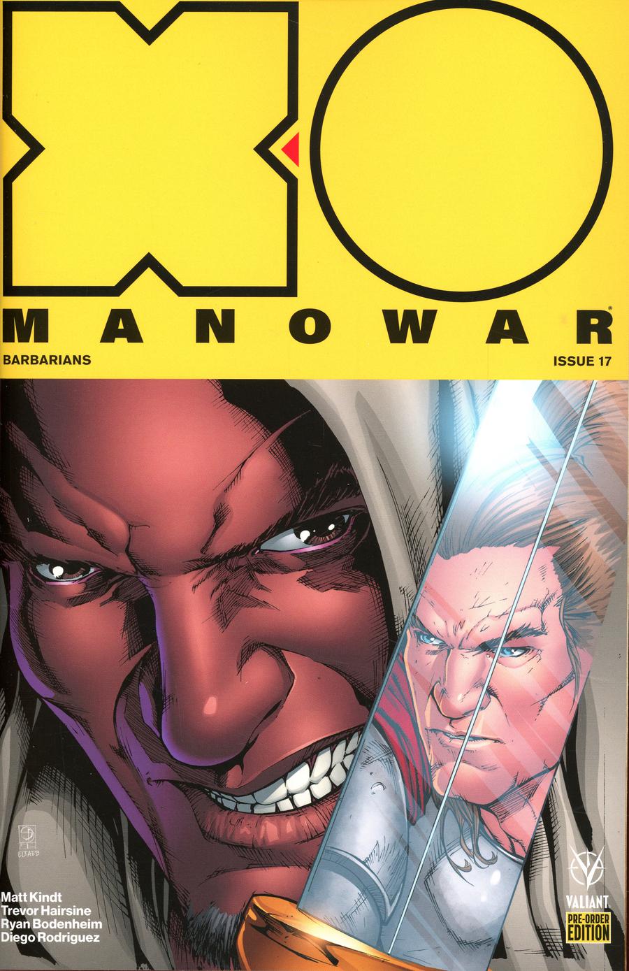 X-O Manowar Vol 4 #17 Cover C Variant Shane Davis Cover