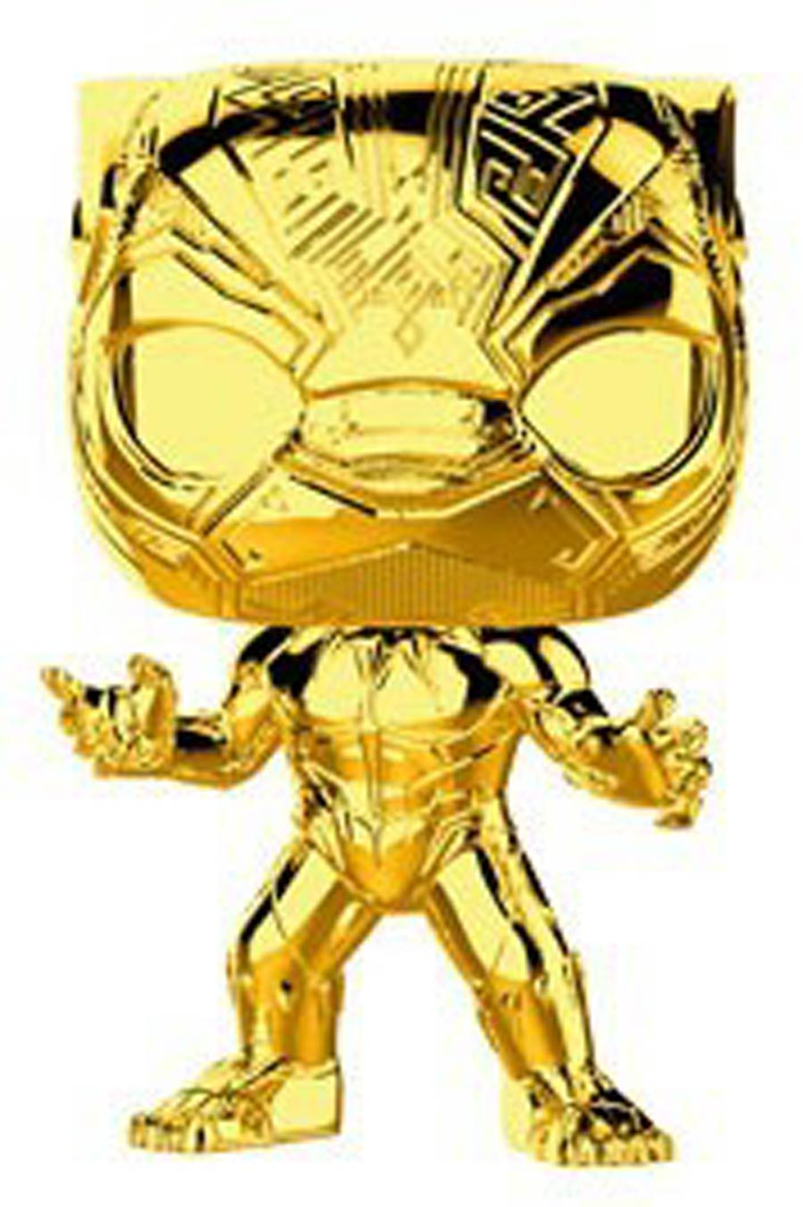 POP Marvel Marvel Studios 10 Black Panther Chrome Vinyl Bobble Head