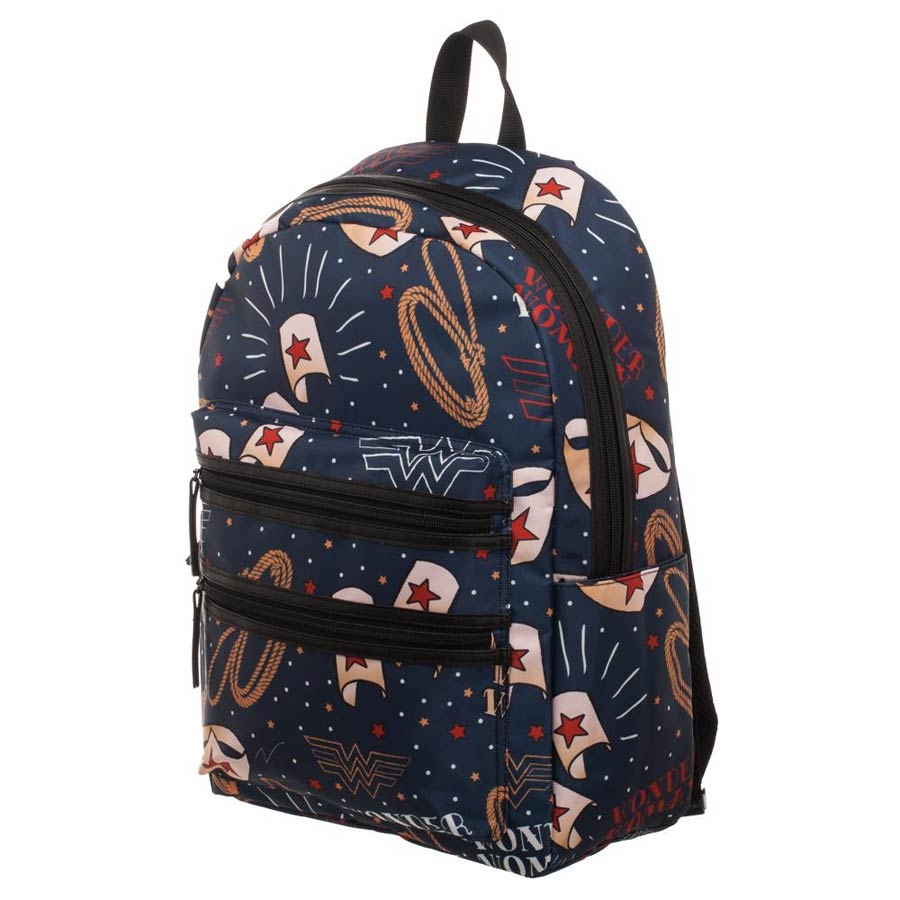 Wonder Woman Double Zip Backpack