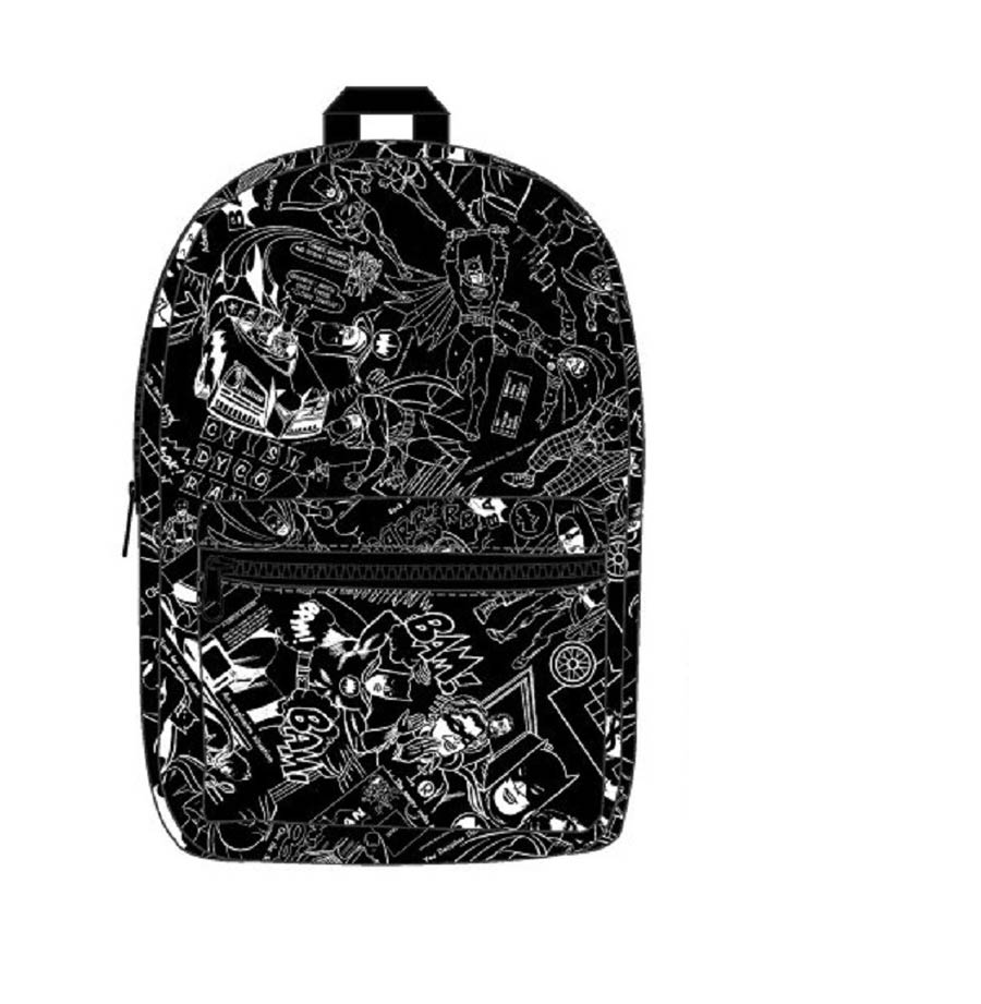 Batman Coloring Book Pages Sublimated Backpack
