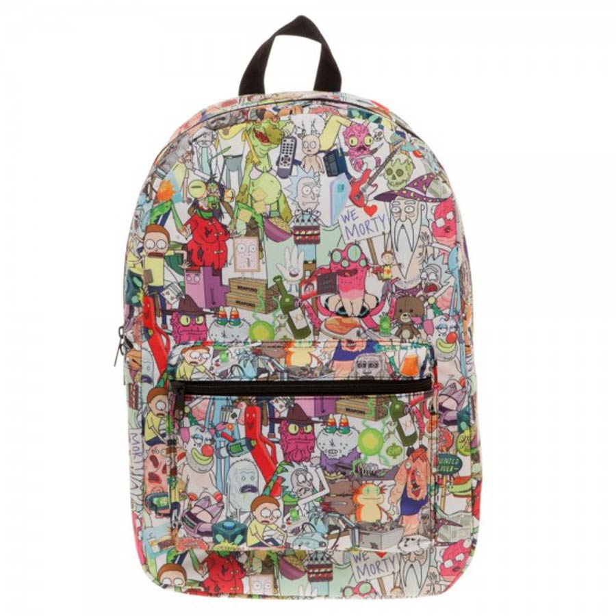 Rick And Morty Sublimated Backpack