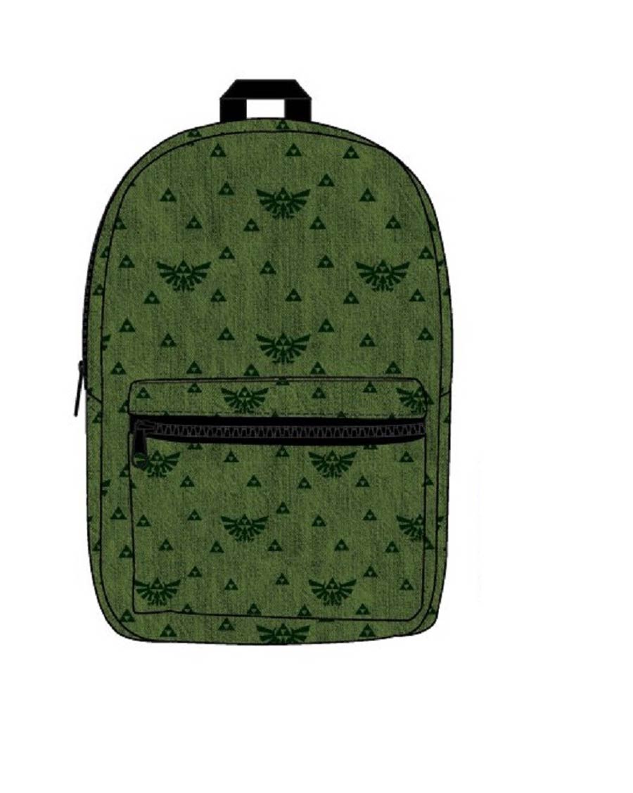 Legend Of Zelda Green Sublimated Backpack