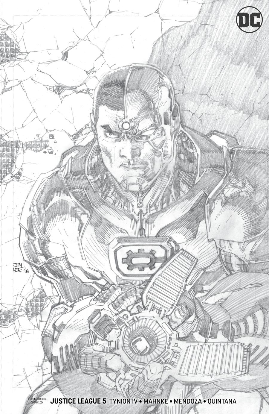 Justice League Vol 4 #5 Cover C Incentive Jim Lee Pencils Cover