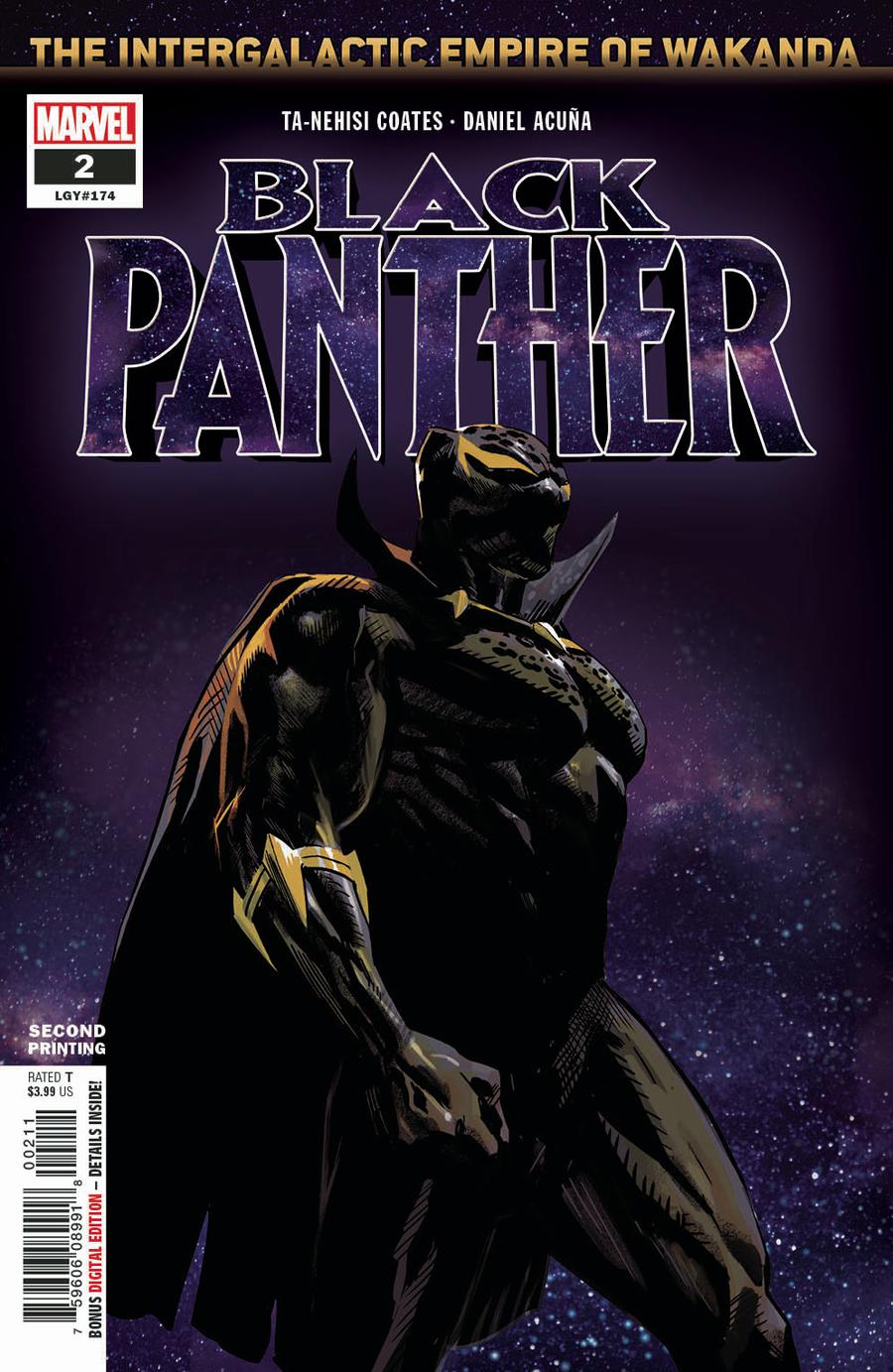 Black Panther #3 MARVEL COMICS COVER A 1ST PRINT COATES ACUNA