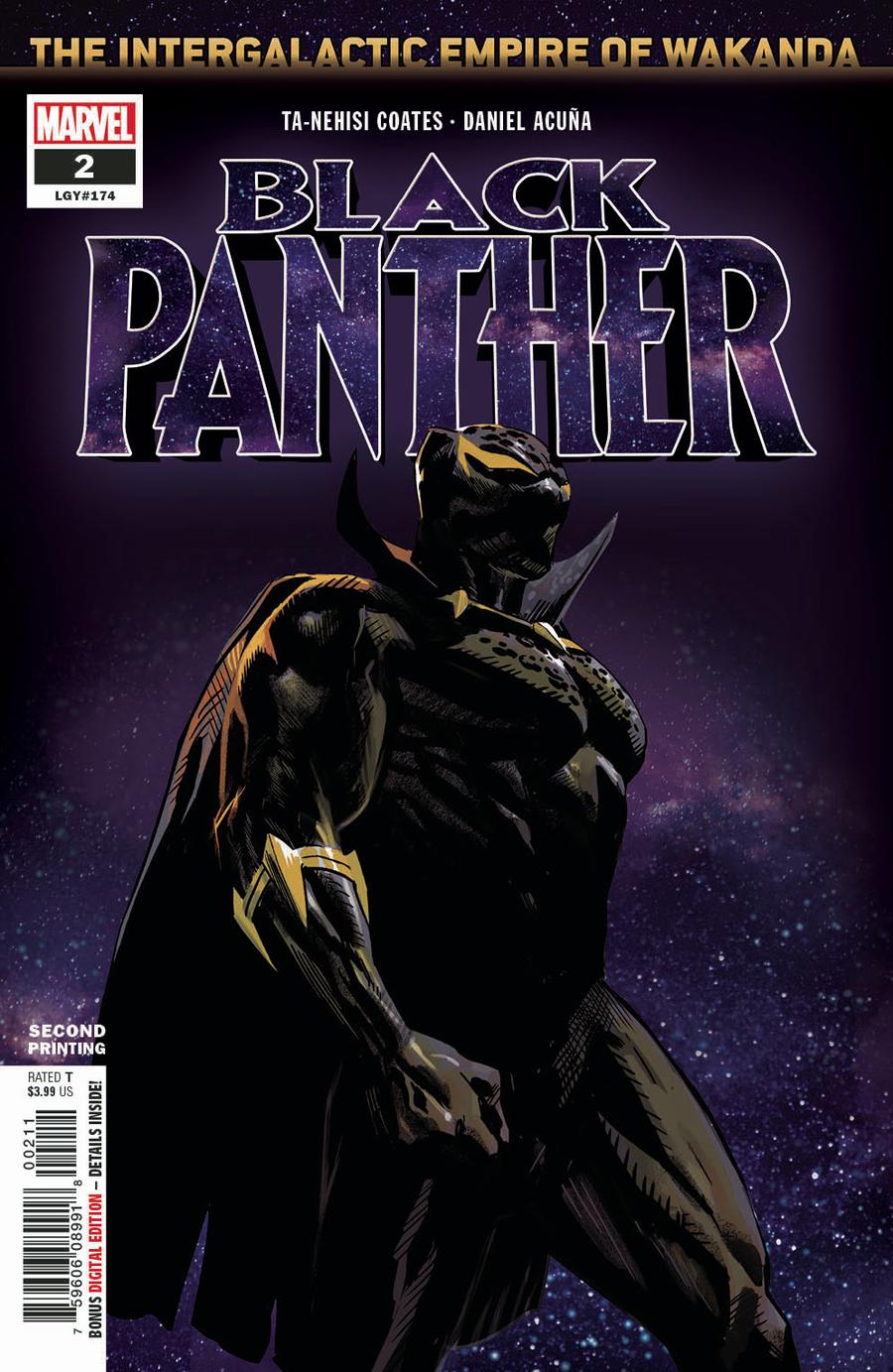 Black Panther Vol 7 #2 Cover C 2nd Ptg Variant Daniel Acuna Cover