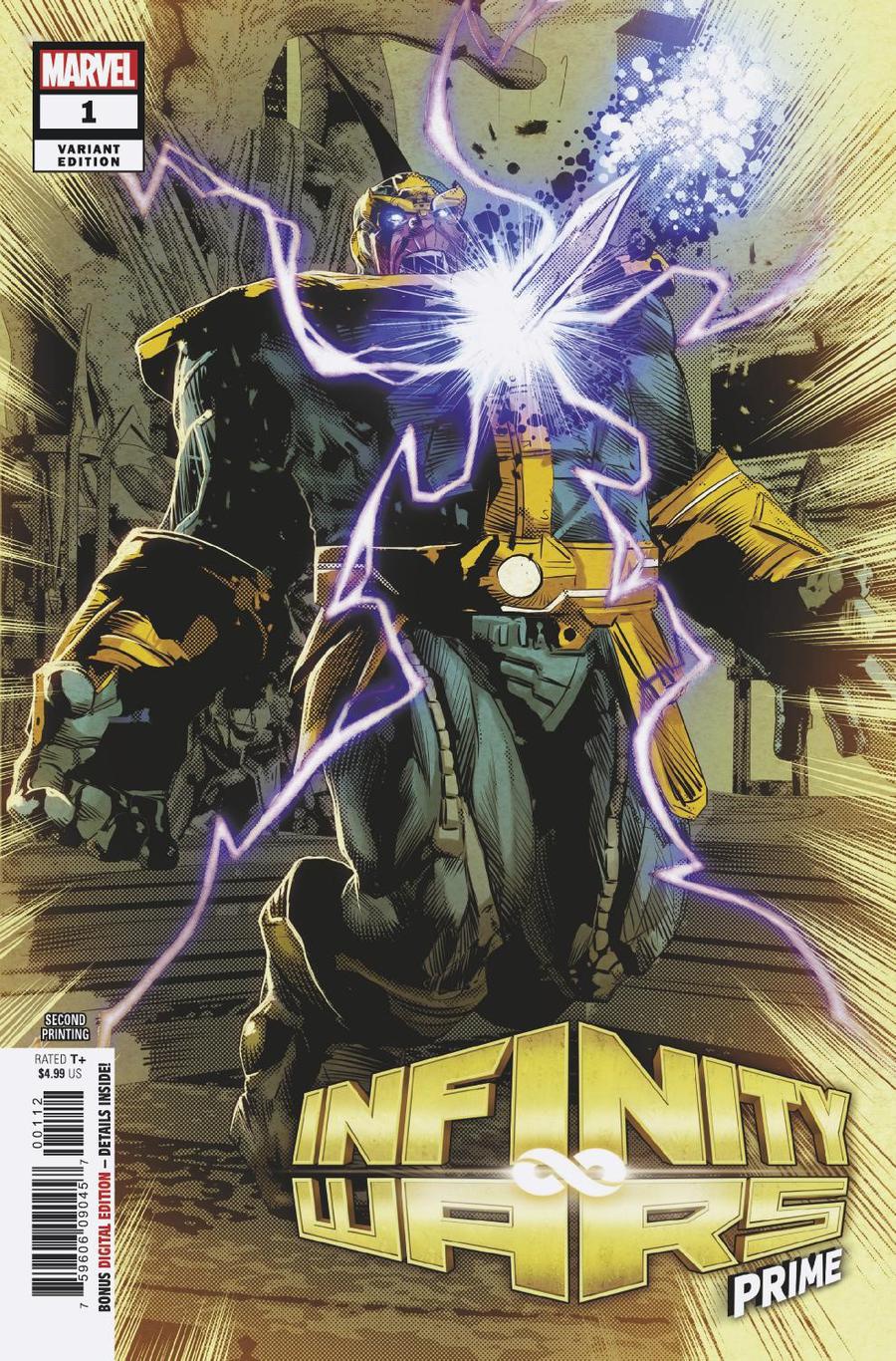Infinity Wars Prime #1 Cover E 2nd Ptg Variant Spoiler Cover