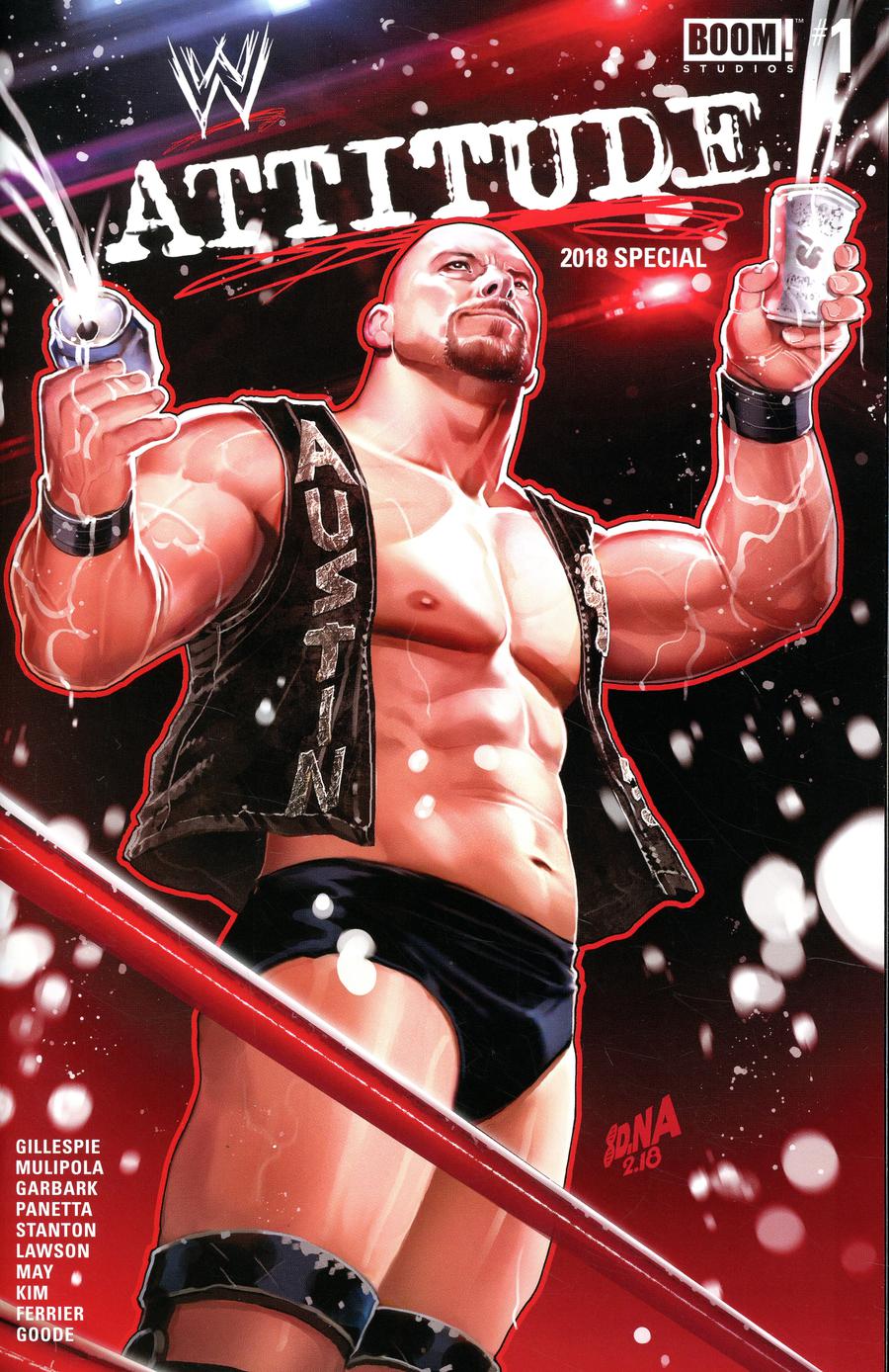 WWE Attitude Era 2018 Special #1 Cover B Variant David Nakayama Cover