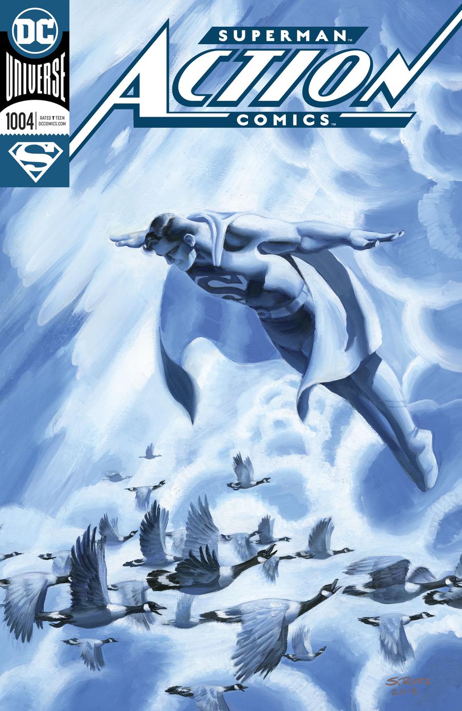 Action Comics Vol 2 #1004 Cover A Regular Steve Rude Enhanced Foil Cover