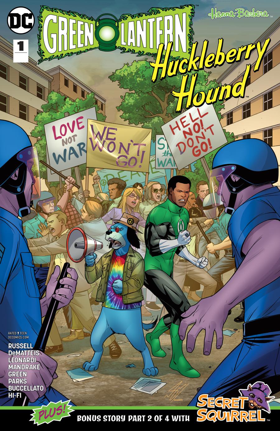 Green Lantern Huckleberry Hound Special #1 Cover A Regular Sami Basri Cover