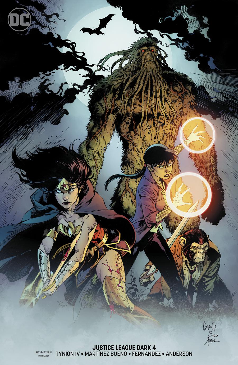Justice League Dark Vol 2 #4 Cover B Variant Greg Capullo & Jonathan Glapion Cover (Witching Hour Part 3)