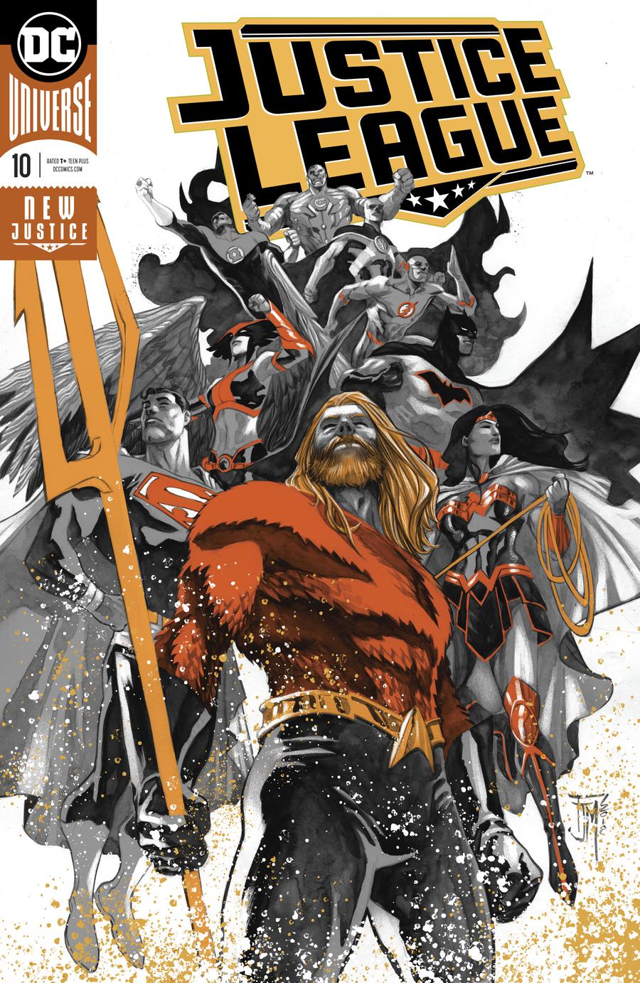 Justice League Vol 4 #10 Cover A Regular Francis Manapul Enhanced Foil Cover (Drowned Earth Prelude)