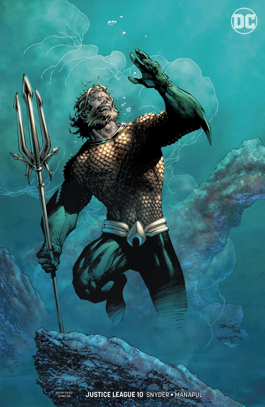 Justice League Vol 4 #10 Cover B Variant Jim Lee & Scott Williams Cover (Drowned Earth Prelude)