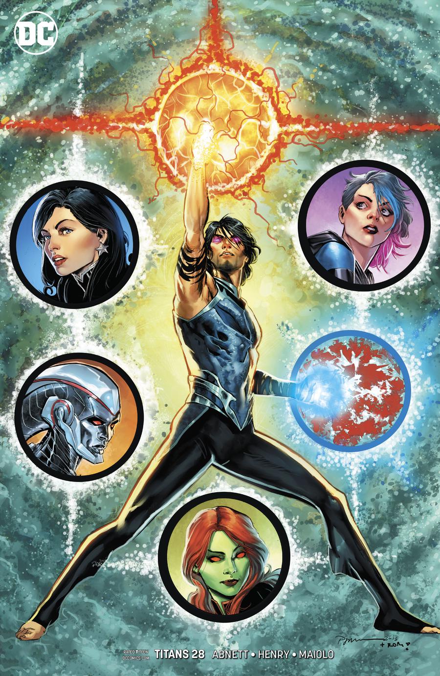 Titans Vol 3 #28 Cover B Variant Phil Jimenez Cover (Drowned Earth Prelude)