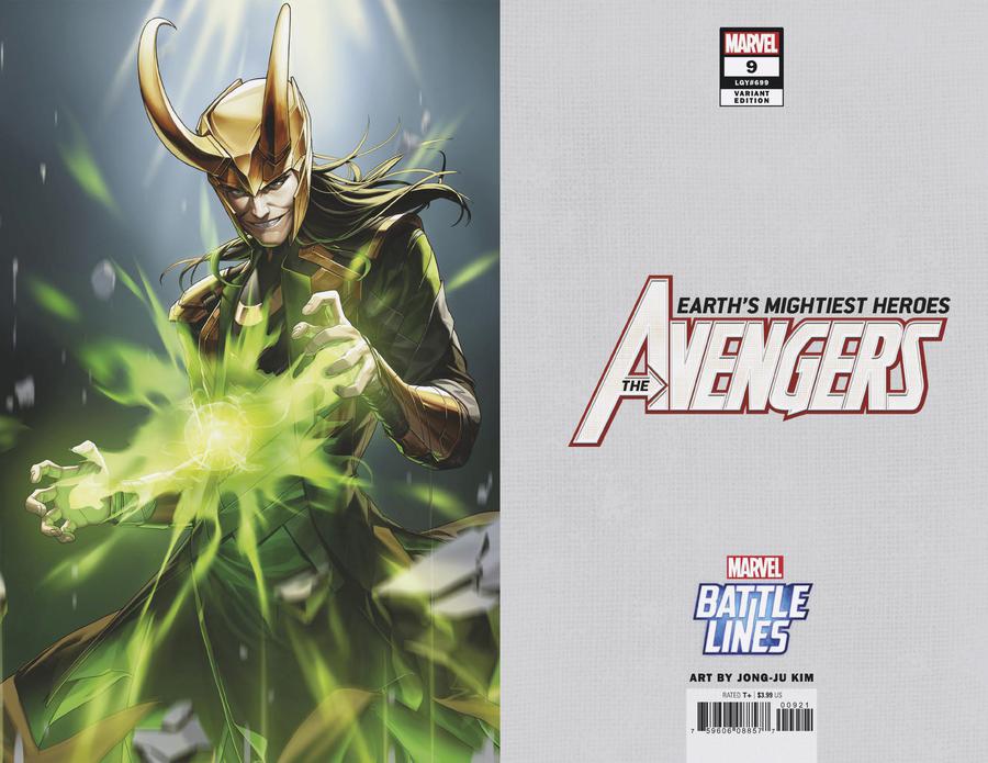 Avengers Vol 7 #9 Cover B Variant Jong-Ju Kim Marvel Battle Lines Cover